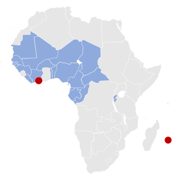 SECOPOWER - map Afrique 2025